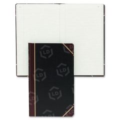 Rediform Texhide Record-Ruled Books With Margin - 300 Sheets - Thread Sewn - 14.25" x 8.75"