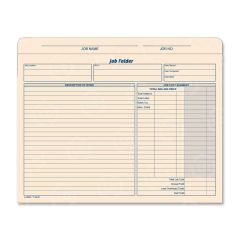 Tops Job Folder File Jacket - 1 per pack