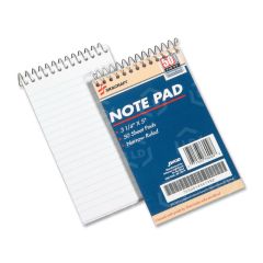 Skilcraft Mini Memo Pad - 50 Sheet - Legal/Narrow Ruled - 3.25" x 5.5"