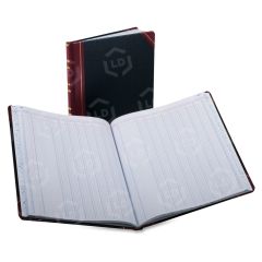 Boorum & Pease 1602 1/2 Srs Single Pg Columnar Books - 75 Sheet - Thread Sewn - 11.93" x 9.87"