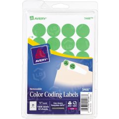 Avery 0.75" Round Color Coding Label - 1008 per pack