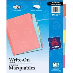 Avery Recycled Write-On Tab Divider - 36 per box