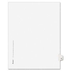 Avery Individually Numbered Avery-Style Dividers - 25 per pack