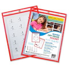 C-line Reusable Dry Erase Pocket - 30 per box