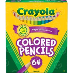 Crayola Colored Pencils, Short 64 CT