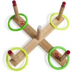 Champion Sport Wood/Plastic Sports Ring Toss Set - 1 per set