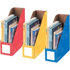 Bankers Box 4" Magazine File Holders - 3 per pack