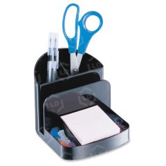 OIC Recycled Deluxe Desk Organizer, Black