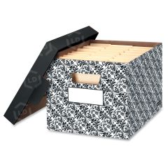 Fellowes Stor/File Decorative - Brocade - 4 per carton