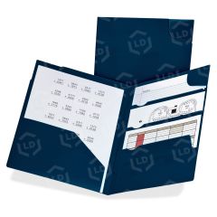 Divide-It-Up 4-Pocket Poly Folders