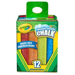Washable Color Sidewalk Chalk Sticks