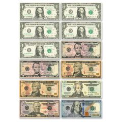 Ashley US Dollar Bill Set Die-cut Magnets - ST per set