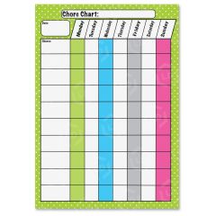 Ashley Magnetic Dry Erase Chore Chart - ST per set