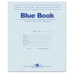 Roaring Spring Wide-ruled Blue Examination Book