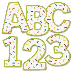 Carson-Dellosa School Pop 4" EZ Letters - PK per pack