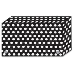 Ashley B/W Dots Design Index Card Holder - PK per pack