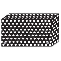 Ashley B/W Dots Design Index Card Holder - PK per pack