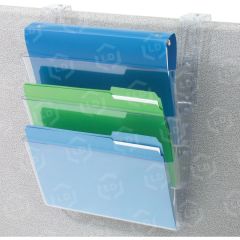 Deflect-o Three Pocket Partition Letter Wall System - 3 per set