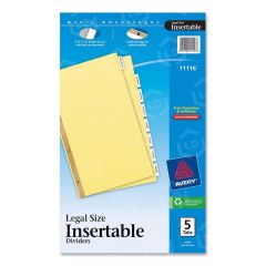Avery WorkSaver Standard Insertable Tab Divider - 8 per set