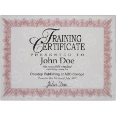 Advantus Panel Wall Certificate Holder