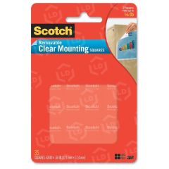 Scotch Pre-Cut Mounting Squares - 35 per pack