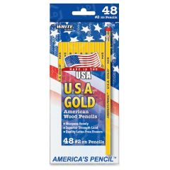 USA Gold American Wood Pencils