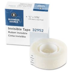 Business Source Invisible Tape - 1 per box