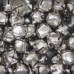 ChenilleKraft Silver Jingle Bells - 6 per bag