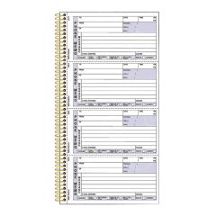Rediform Gold Standard Telephone Message Book - 600 Sheets - Spiral Bound - 2.75" x 5.66"