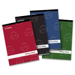 TOPS Small Top Binding Writing Tablets - 100 Sheets - 15 lb - 6" x 9" - 4 / Pack