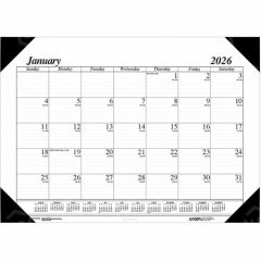 House of Doolittle One-Color Desk Pad Calendar