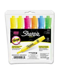 Sharpie Major Accent Assorted Highlighters - 6 Pack