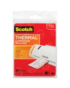 Scotch Index Card Size Thermal Laminating Pouch - 20 per pack