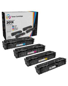 LD Compatible Replacement for HP 201X (Bk, C, M, Y) Toners