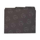 Smead Interior Folder - 100 per box Letter - 8.50" x 11" - Black