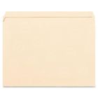 Smead Straight Cut File Folder - 8.50" x 11" - 0.75" Expansion - 11 pt. - Manila - 100 / box