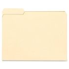 Smead Top Tab File Folder - 100 per box Letter - 8.50" x 11" - 1/3 Tab Cut on Left - Manila