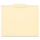 Smead Top Tab File Folder - 100 per box Letter - 8.50" x 11" - 1/3 Tab Cut on Center - Manila