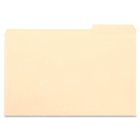 Smead Top Tab File Folder - 100 per box Letter - 8.50" x 11" - 1/3 Tab Cut on Right - Manila
