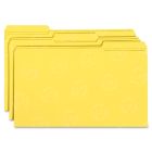 Smead Colored File Folder - 100 per box Legal - 8.50" x 14" - Yellow
