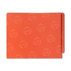 Smead Shelf-Master Colored Two-Ply End Tab Folder - 100 per box Letter - Orange
