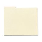 Smead 1/3 Cut Manila Self Tab File Guides - 100 / box Blank - 8.50" x 11" - Manila