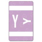 Smead AlphaZ ACCS Color Coded Alphabetic Label - 1" Width x 1.62" Length - Lavender