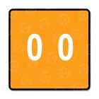 Smead DCC Color Coded Numeric Label  - 250/Roll - Yellow