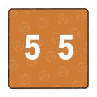Smead DCC Color Coded Numeric Label  - 250/Roll - Brown