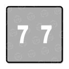 Smead DCC Color Coded Numeric Label  - 250/Roll - Gray