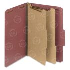 Smead Recycled Classification File Folder - 8.50" x 11" - Red