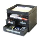Victor Midnight Black Tidy Tower Organizer