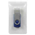 Smead Self-Adhesive Poly USB Flash Drive Pocket - 6 per pack