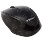 Verbatim Wireless Multi-Trac Blue LED Optical Mouse - Black